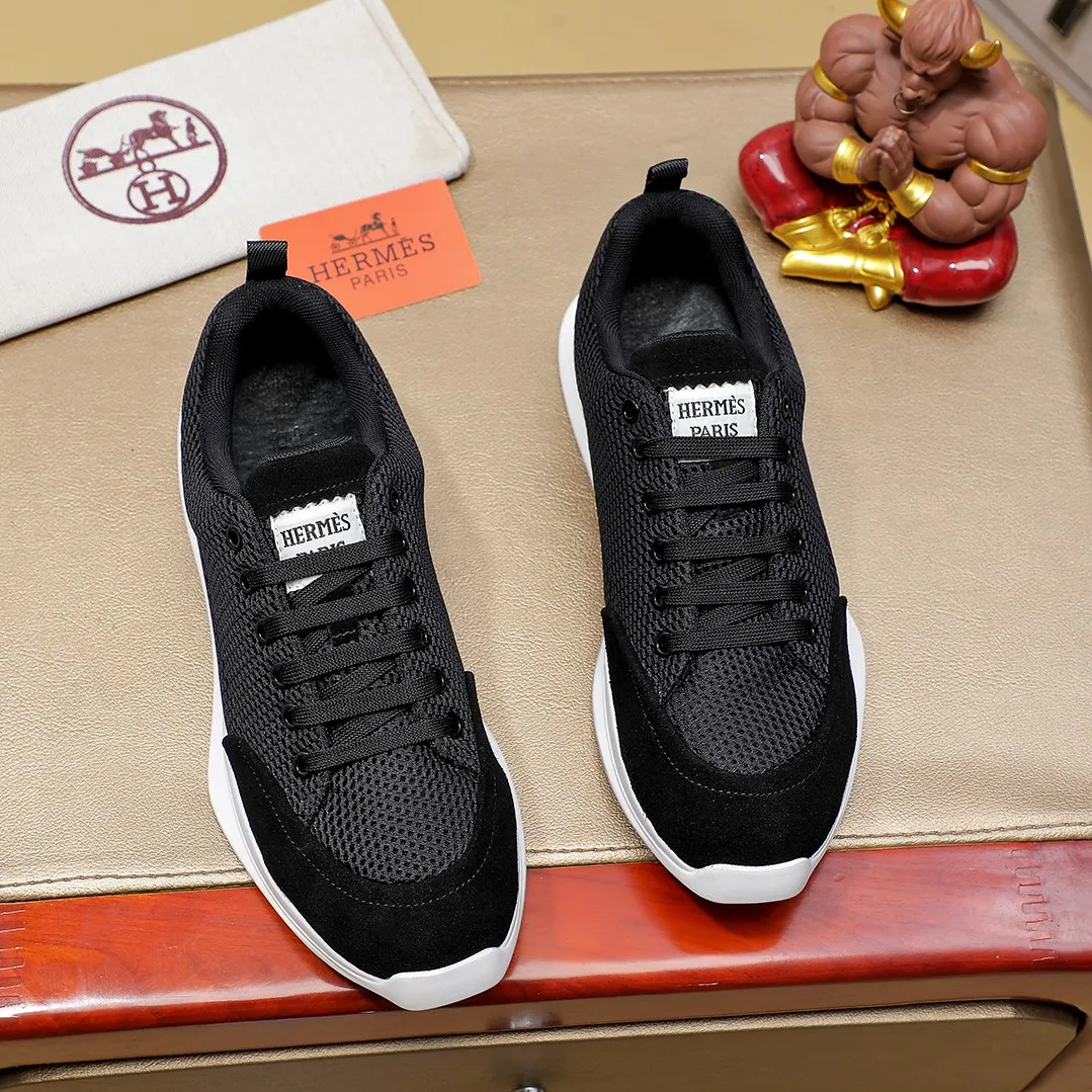 Men's shoes 💰400💰【HERMES】hot-selling men's shoes counter original items! The world's top brands...Luxury quality...//Fashion and high-end footwear 👍💪🏻...give you a low-key luxury comfort experience👍. The upper is made of pure Italian imported first-layer cowhide... 🐑 Leather lining..., comfortable and breathable, high-end and classy... luxurious and noble!! .. OEM factory shipment [Hug] stall.. Original plate. color, code number 38--44